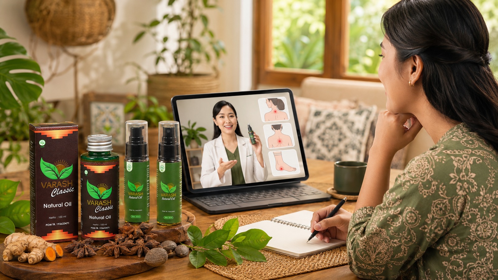 Webinar Kesehatan Varash: Edukasi Kesehatan Rutin dan Tips Penggunaan Minyak Varash yang Tepat